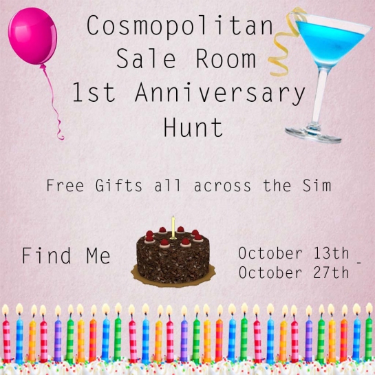 Cosmopolitan Sale Room 1st Anniversary Hunt